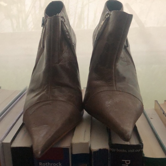 CARMEN STEFFENS Brown leather Booties - Picture 2 of 8